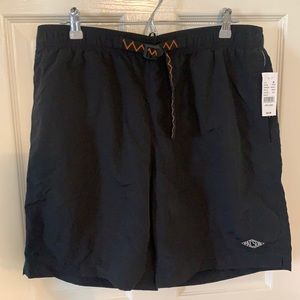 PACSUN men’s black swim trunks